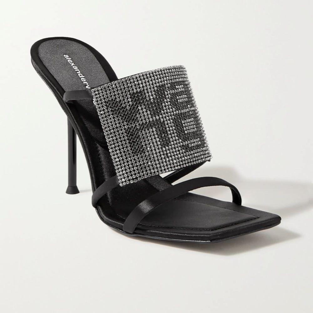 Alexander Wang crystal heels sandals 36